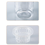 Maxbell Mini Fish Tank Bonsai Growing System Flower Pot for Indoor Desktop Fish 12cmx6.5cm