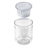 Maxbell Mini Fish Tank Bonsai Growing System Flower Pot for Indoor Desktop Fish 12cmx6.5cm