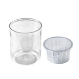 Maxbell Mini Fish Tank Bonsai Growing System Flower Pot for Indoor Desktop Fish 12cmx6.5cm