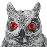 Maxbell Fake Owl Bird Deterrent Scarecrow Figurine Sturdy for Home Vegetable