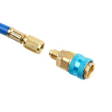 Maxbell Refrigerant Oil Injector Car Accessories Hand Turn 600PSI-3000PSI for Home