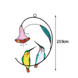 Maxbell Window Hanging for Office Sofa Background sun catcher Outdoor Garden Decor Green