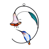 Maxbell Window Hanging for Office Sofa Background sun catcher Outdoor Garden Decor Blue