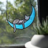 Maxbell Hanging Stained Glass Window Hanging hangings for Wedding Party Walls Grey