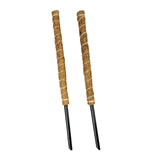 Maxbell 2x 17inch plant Pole DIY Bendable Coir for Courtyard Potted Plant Growing