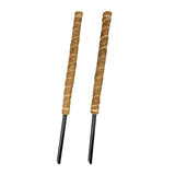 Maxbell 2x 17inch plant Pole DIY Bendable Coir for Courtyard Potted Plant Growing