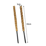 Maxbell 2x 17inch plant Pole DIY Bendable Coir for Courtyard Potted Plant Growing