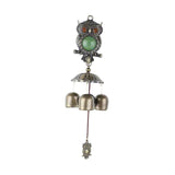 Maxbell Rustic Owl Wind Chimes Sympathy Vintage Style for Outdoor Gift Party