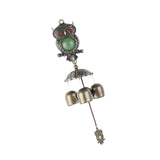 Maxbell Rustic Owl Wind Chimes Sympathy Vintage Style for Outdoor Gift Party