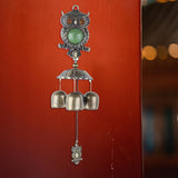 Maxbell Rustic Owl Wind Chimes Sympathy Vintage Style for Outdoor Gift Party