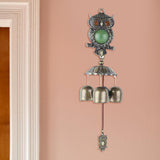 Maxbell Rustic Owl Wind Chimes Sympathy Vintage Style for Outdoor Gift Party