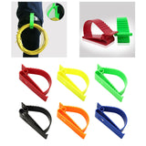 Maxbell Multifunctional Belt Clamp Premium Labor Protection for Helmet Keychain Red