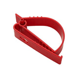 Maxbell Multifunctional Belt Clamp Premium Labor Protection for Helmet Keychain Red