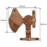 Maxbell PU Leather Axe Sheath Leather Case Durable Cover Tool Fashion for Wodwork