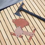 Maxbell PU Leather Axe Sheath Leather Case Durable Cover Tool Fashion for Wodwork