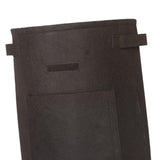 Maxbell Vegetable Grow Bag and Flap Window with Handle for Tomato Vegetable Onion Black