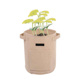 Maxbell Vegetable Grow Bag and Flap Window with Handle for Tomato Vegetable Onion Black