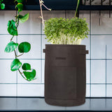 Maxbell Vegetable Grow Bag and Flap Window with Handle for Tomato Vegetable Onion Black