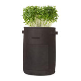 Maxbell Vegetable Grow Bag and Flap Window with Handle for Tomato Vegetable Onion Black