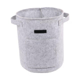 Maxbell Vegetable Grow Bag and Flap Window with Handle for Tomato Vegetable Onion Light Gray