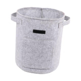 Maxbell Vegetable Grow Bag and Flap Window with Handle for Tomato Vegetable Onion Light Gray