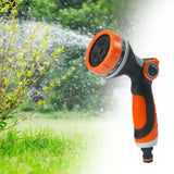Maxbell Hose Nozzle Sprayer Leakproof Thumb Control for Patio Washing Cars Cleaning Orange