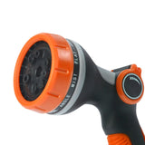 Maxbell Hose Nozzle Sprayer Leakproof Thumb Control for Patio Washing Cars Cleaning Orange