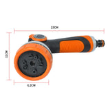 Maxbell Hose Nozzle Sprayer Leakproof Thumb Control for Patio Washing Cars Cleaning Orange