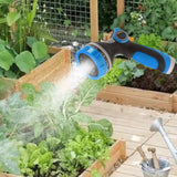 Maxbell Hose Nozzle Sprayer Leakproof Thumb Control for Patio Washing Cars Cleaning Blue