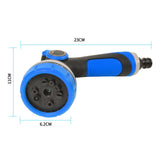 Maxbell Hose Nozzle Sprayer Leakproof Thumb Control for Patio Washing Cars Cleaning Blue