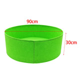 Maxbell Plant planting pouch Outdoor growing pot Breathable for Vegetable Back Porch Yard 90cmx30cm