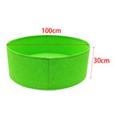 Maxbell Plant planting pouch Outdoor growing pot Breathable for Vegetable Back Porch Yard 100cmx30cm