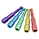 Maxbell 5x 65mm Nut Driver Set Screwdriver Bits for Machine Repair Woodworking