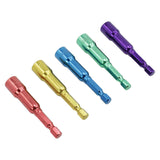 Maxbell 5x 65mm Nut Driver Set Screwdriver Bits for Machine Repair Woodworking