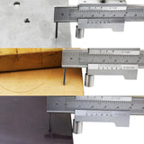 Maxbell 0-200mm Vernier Caliper Stainless Steel Measuring Tool mm/inch for Household