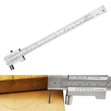 Maxbell 0-200mm Vernier Caliper Stainless Steel Measuring Tool mm/inch for Household