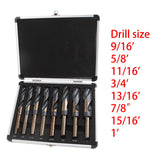 Maxbell 8x Steel Drilling Tool Extended Twisted Design for Iron Fiberglass Copper
