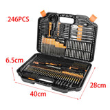 Maxbell 246 Pieces Multipurpose Drill Bit Electric Tool Accessories for DIY Project