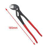 Maxbell Adjustable Water Pump Plier Groove Joint Pliers Plumbing Pliers Heavy Duty 8 inches