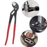 Maxbell Adjustable Water Pump Plier Groove Joint Pliers Plumbing Pliers Heavy Duty 10 inches