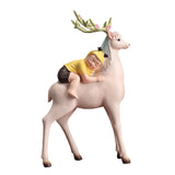 Maxbell Deer Figurine Desktop Decoration Ornament Gift for Living Room Home