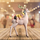 Maxbell Deer Figurine Desktop Decoration Ornament Gift for Living Room Home