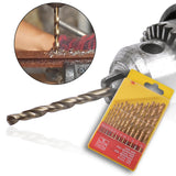 Maxbell Drill Bit Set Replacement Heavy Duty Round Shanks for Carpenter Metalworking 13pcs