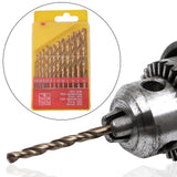 Maxbell Drill Bit Set Replacement Heavy Duty Round Shanks for Carpenter Metalworking 13pcs