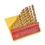 Maxbell Drill Bit Set Replacement Heavy Duty Round Shanks for Carpenter Metalworking 19pcs