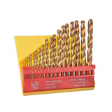 Maxbell Drill Bit Set Replacement Heavy Duty Round Shanks for Carpenter Metalworking 19pcs