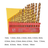 Maxbell Drill Bit Set Replacement Heavy Duty Round Shanks for Carpenter Metalworking 19pcs