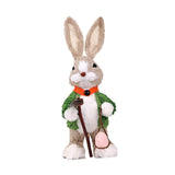 Maxbell Bunny Figurine Decoration Ornament Durable Figures for Hallway Lawn Yard Style A