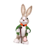 Maxbell Bunny Figurine Decoration Ornament Durable Figures for Hallway Lawn Yard Style A