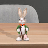Maxbell Bunny Figurine Decoration Ornament Durable Figures for Hallway Lawn Yard Style A